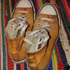 Bleached High Top Converse